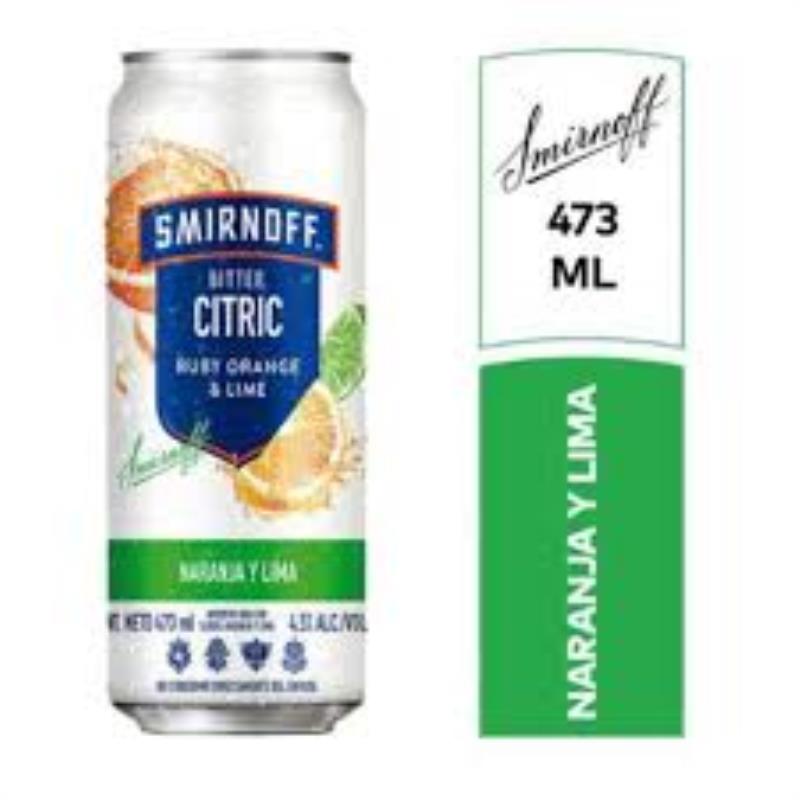 Smirnoff / Lata Sabor Ruby Orange and Lime 473ml