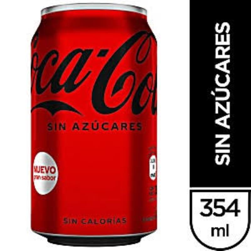 Coca - Cola / Lata Zero 354ml